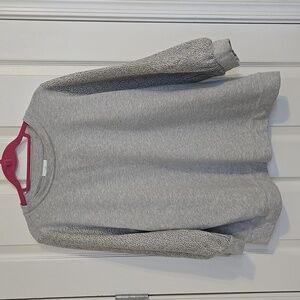 JJill Gray Terry Sweatshirt